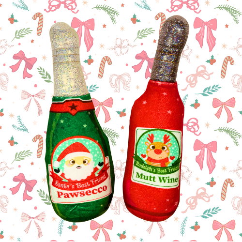 Plush Sparkly Celebration Bottle